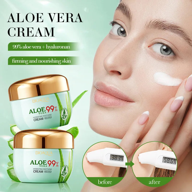 Kit Creme Facial Aloe Vera